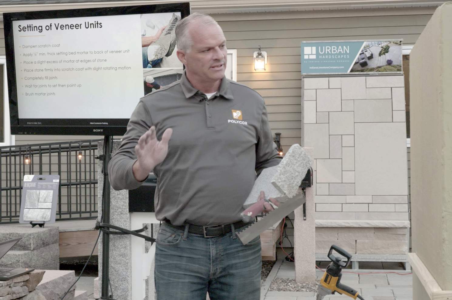 Swenson Granite Works Debuts Woodbury Gray Granite Thin Veneer With The